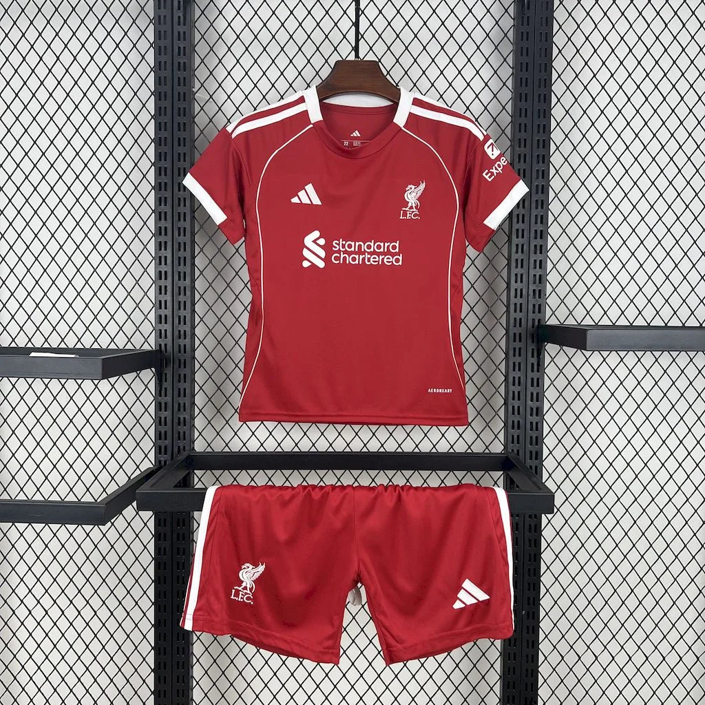 2025/26 Liverpool Home Jersey kids