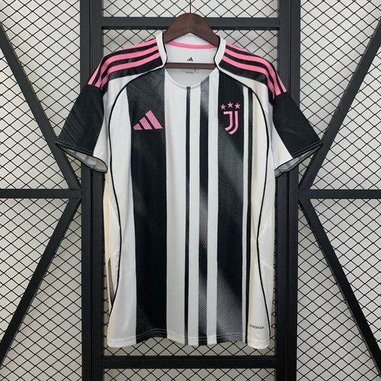 Juventus 2025/26 home jersey with black and white