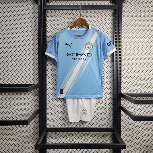2025/26 Manchester City Home Jersey kids